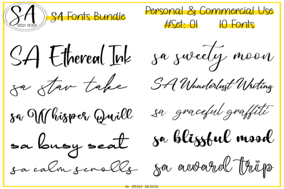 A Designer's Look Inside Script and Handwritten Bundle 1