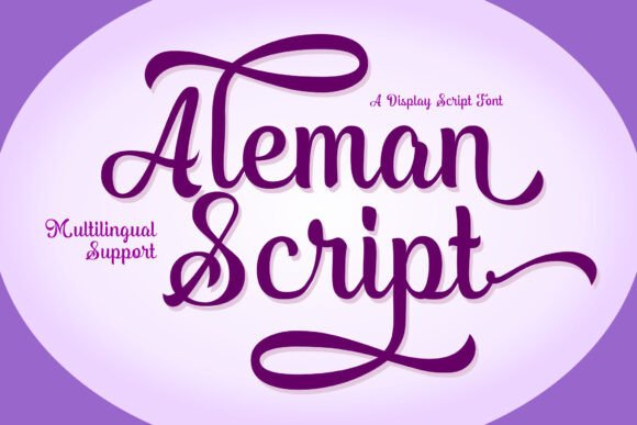 Aleman Script: A Vintage Font for Modern Branding Projects