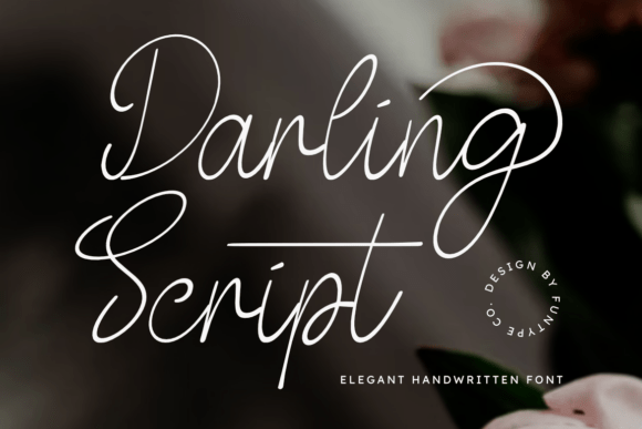 Darling Script: A Handwritten Font with Heart