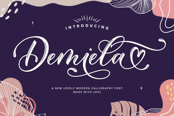 Demiela Script: Where Sweet Calligraphy Meets Modern Design Needs