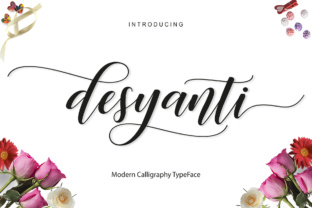 Desyanti Script: A Fluid Calligraphic Font for Personal Touch