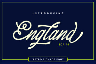England Script: A Retro Font for Modern Branding