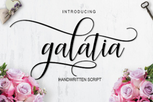 Galatia Script: A Handwritten Font for Authentic Branding