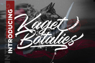 Give Your Brand a Handmade Feel with Botalies Kagetan Script