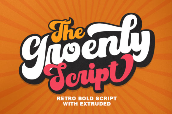 Groenly Script: Where Retro Vibes Meet Modern Design