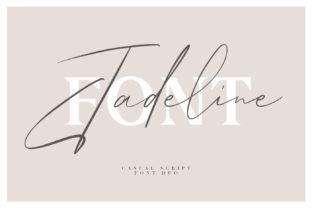 Jadeline Script: A Handwritten Font Duo with a Bold, Light Feel