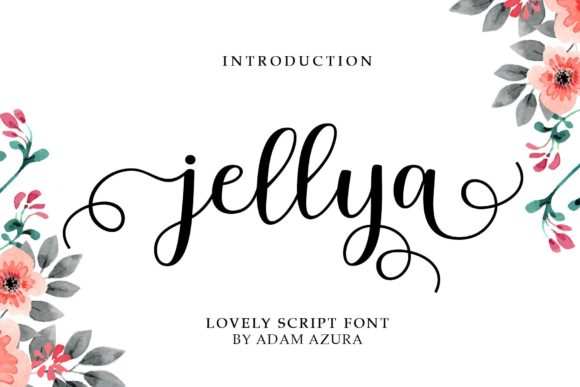 Jellya Script: Where Handwritten Charm Meets Design Elegance