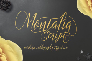 Montalia Script: A Modern Handwritten Calligraphy Font for Every Creator