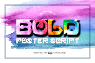 Poster Script: A Striking Bold Font for Creative Projects