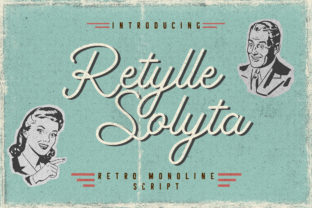 Retylle Solyta Script: Infusing Vintage Soul into Modern Design