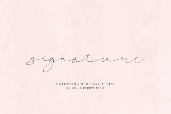 Signature Script: The Elegant Font for Personal Touches