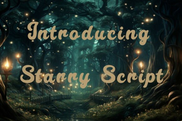 Starry Script: A Cosmic Touch for Modern Branding
