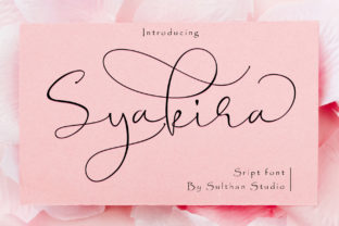 Syakira Script: A Modern Calligraphy Font for Elegant Design
