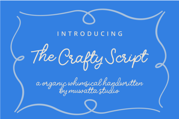 The Crafty Script: A Font That Feels Like Your Favorite Sketchbook
