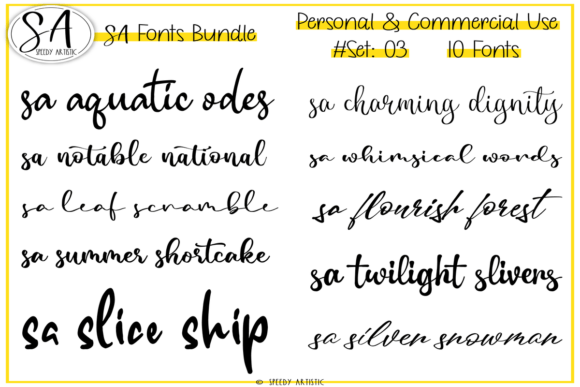 Unleash Your Creative Voice with Script and Handwritten Bundle 3